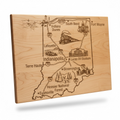 Indiana Landmark Cutting Board