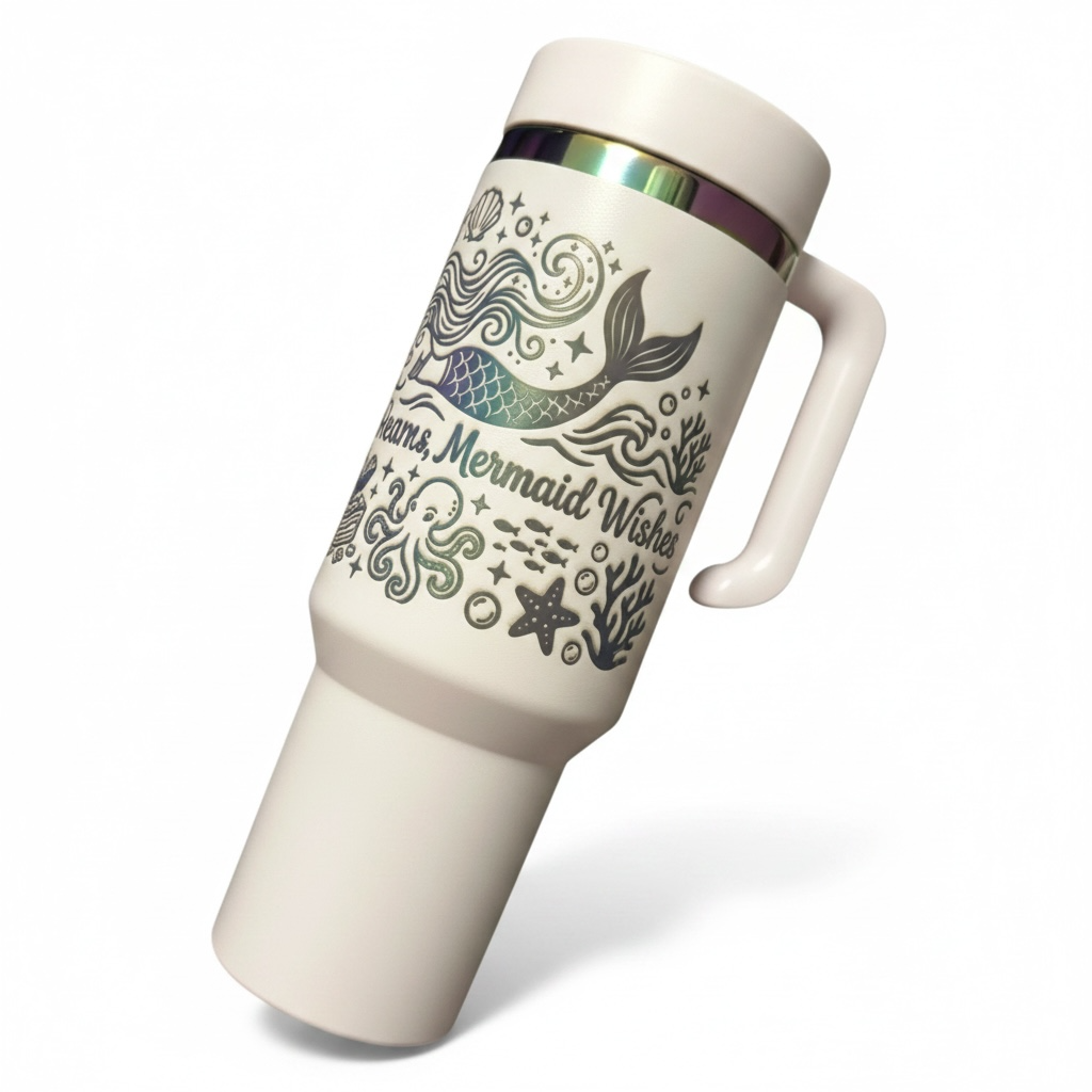 Mermaid Wishes 40oz tumbler