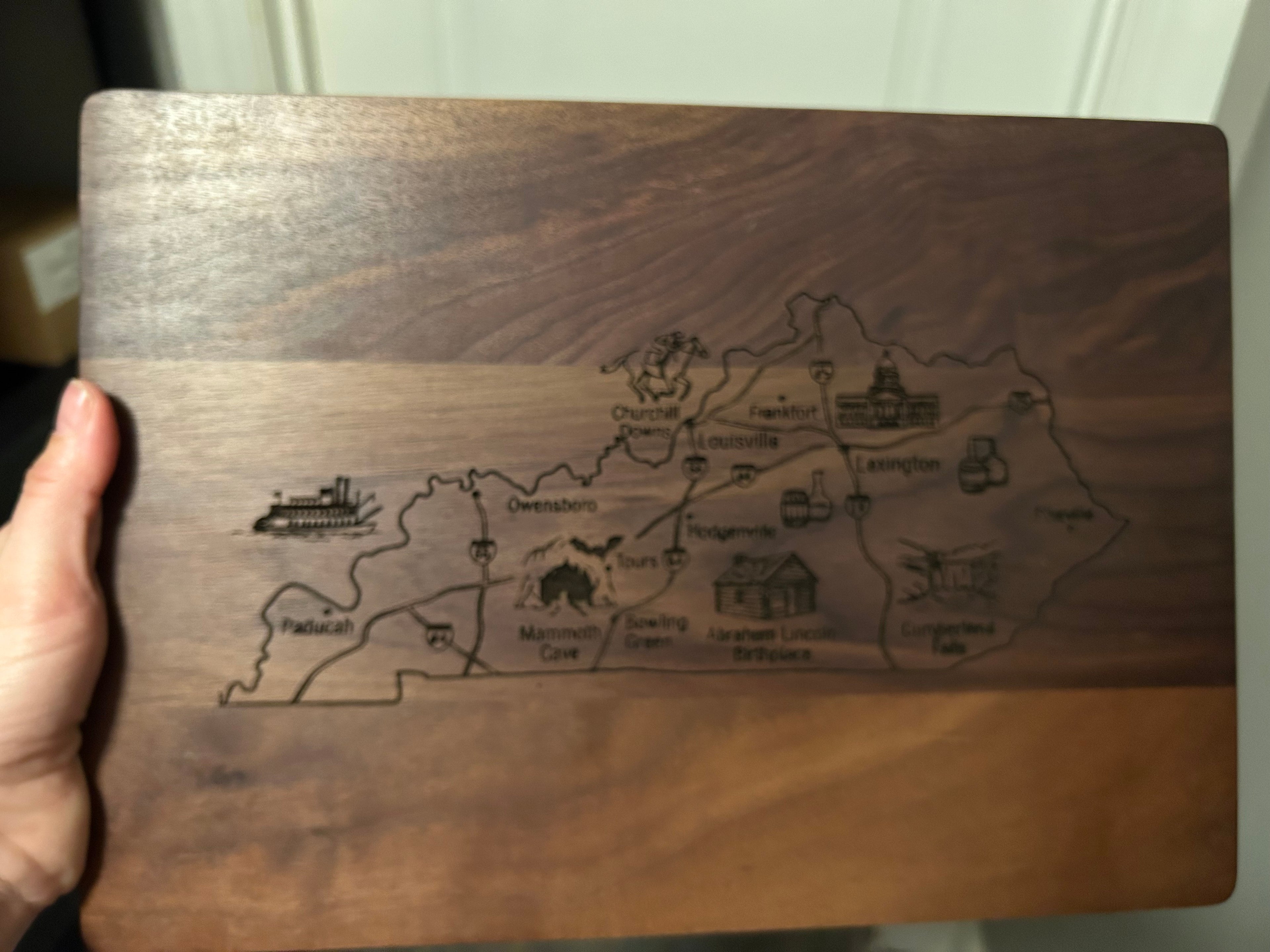 Kentucky Landmark Cutting Board