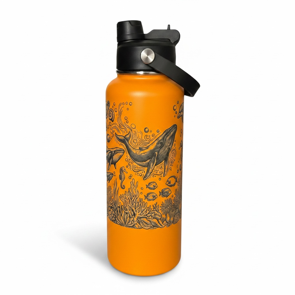 Time for Vitamin Sea 32oz water bottle