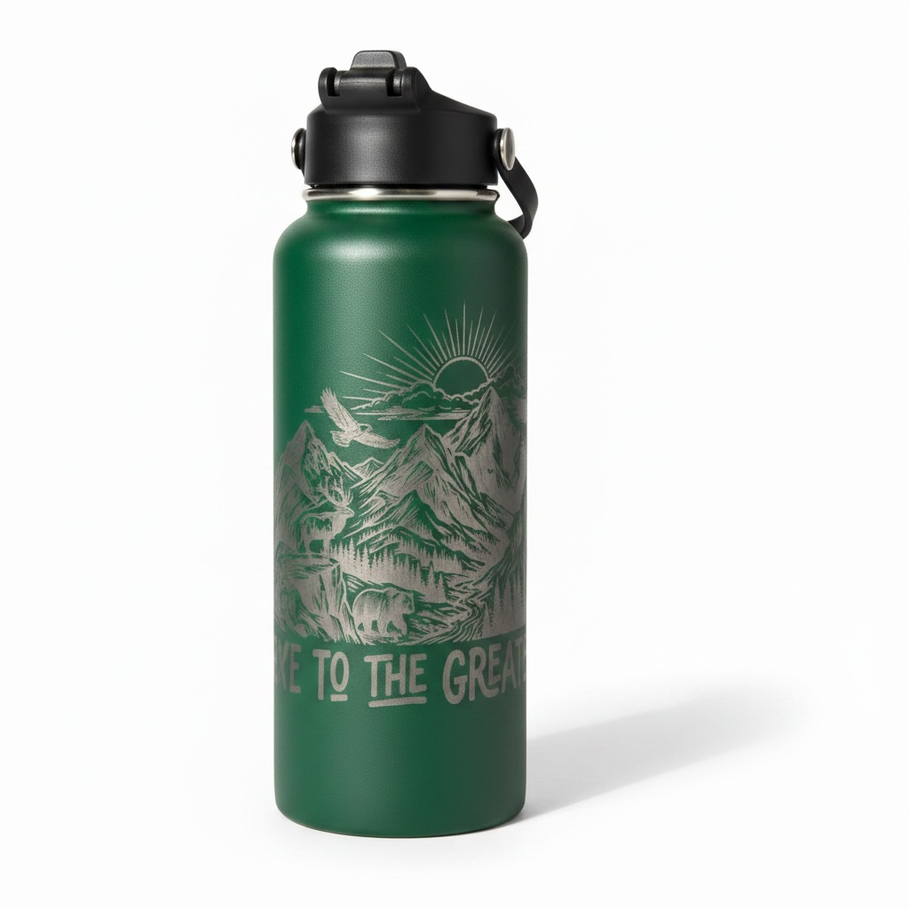 Get me to the Great Outdoors 32oz hydro water bottle