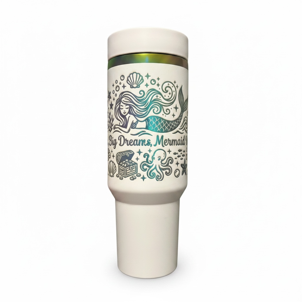 Mermaid Wishes 40oz tumbler