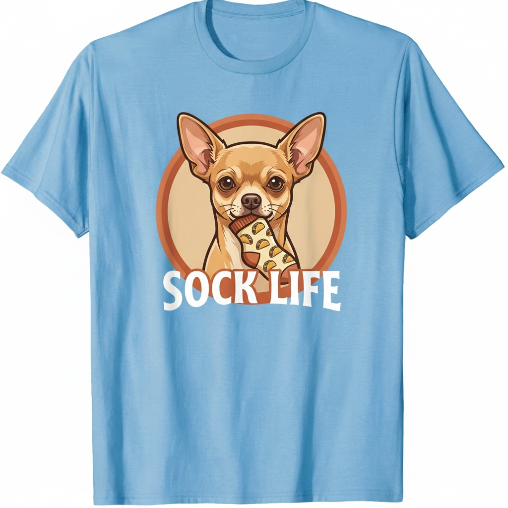 Chihuahua Sock Life TShirt