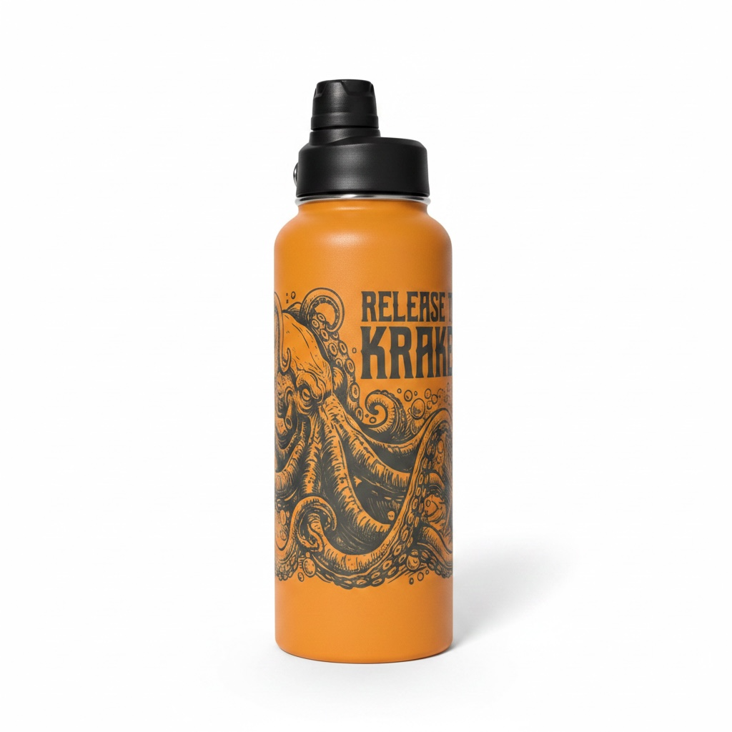Release the Kraken 32oz hydro water bottle