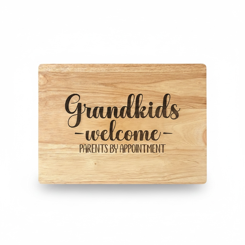 Grandkids Welcome Cutting Board