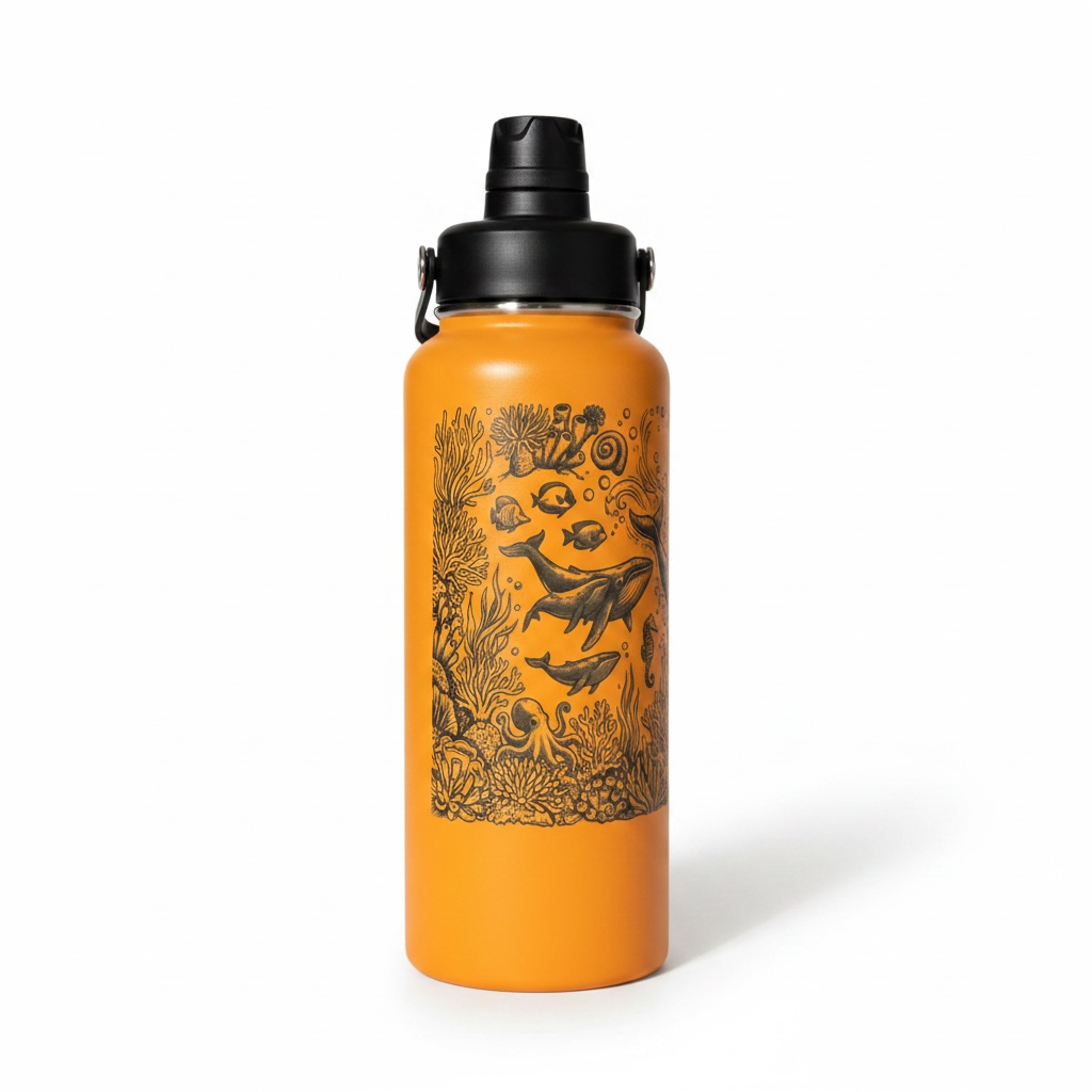 Time for Vitamin Sea 32oz water bottle