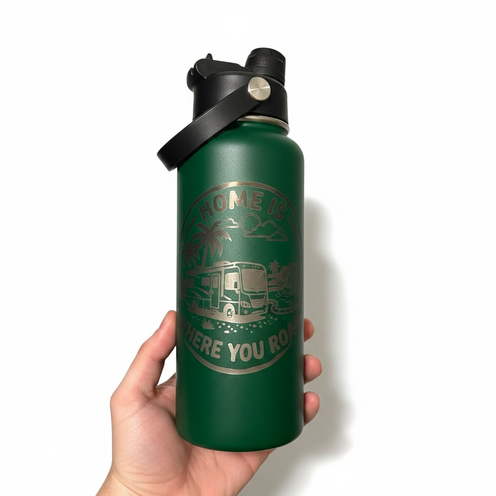 Home is Where You Roam 32oz hydro water bottle