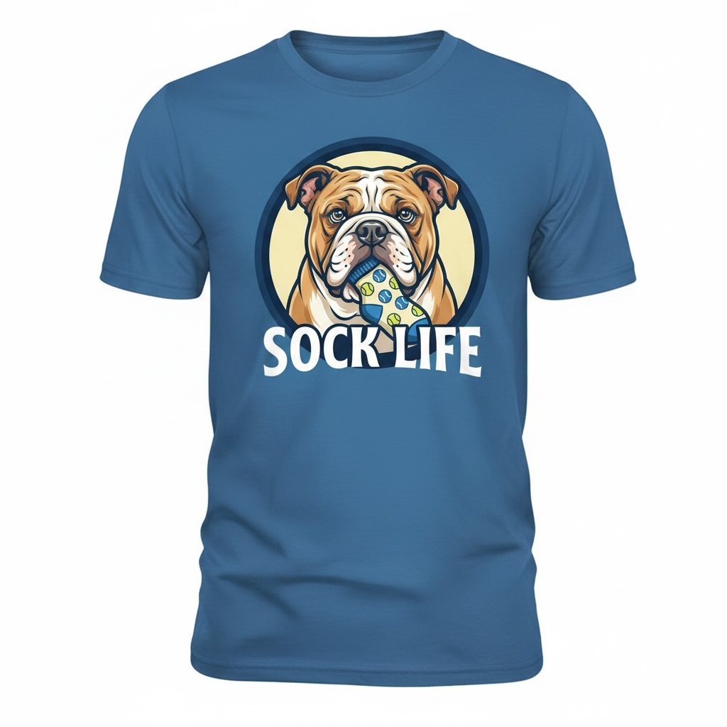 Bulldog Sock Life TShirt